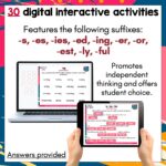 Suffixes Volume One Digital Task Cards b
