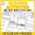 Yellow 6 Reading Comprehension Activities