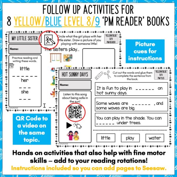 Yellow 8 9 Reading Comprehension Activities b Yellow 8 9 Reading Comprehension Activities b