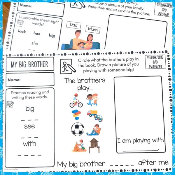 Yellow 8 9 Reading Comprehension Activities d