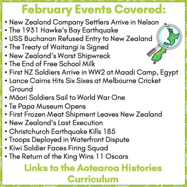 A Week in New Zealand History February c A Week in New Zealand History February c