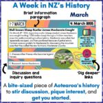 A Week in New Zealand History March a