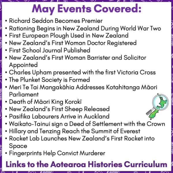 A Week in NZ History May c A Week in NZ History May c