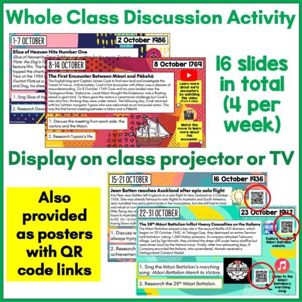 A Week in NZ History October A Week in NZ History October