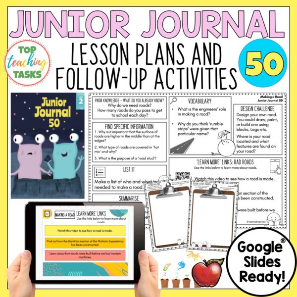 Junior Journal 50 Follow Up Activities