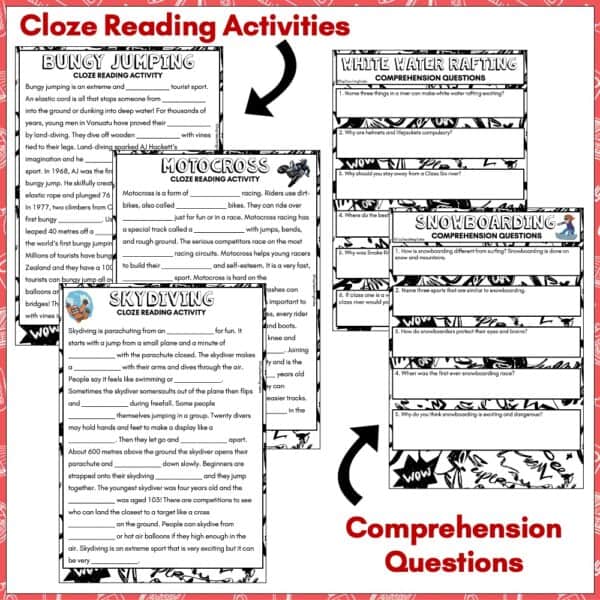 Reading Comprehension Passages and Activities For Grade 3 Bundle b Reading Comprehension Passages and Activities For Grade 3 Bundle b