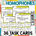 Homophones Task Cards