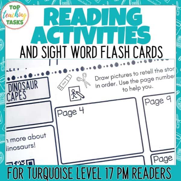 Turquoise Level 17 PM Readers Follow Up Activities
