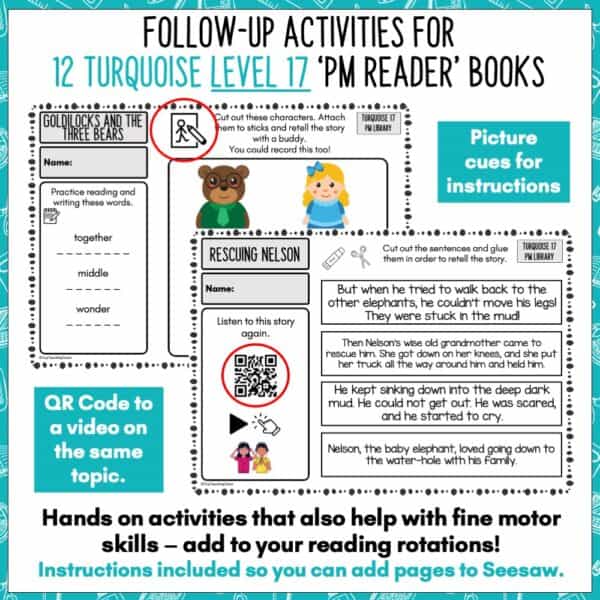 Turquoise Level 17 PM Readers Follow Up Activities b Turquoise Level 17 PM Readers Follow Up Activities b