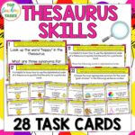 Thesaurus Skills Task Cards