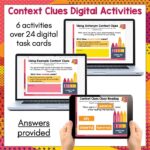 Context Clues Digital Task Cards a