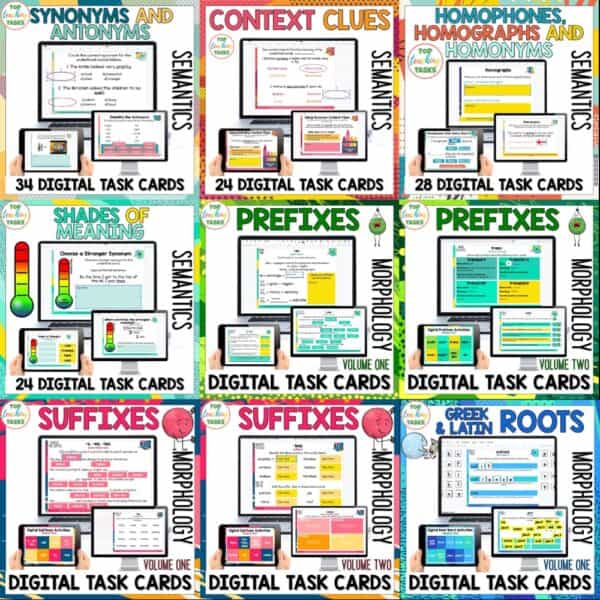 Digital Vocabulary Bundle activities b Digital Vocabulary Bundle activities b