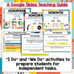 Homophones Homographs and Homonyms Digital activities