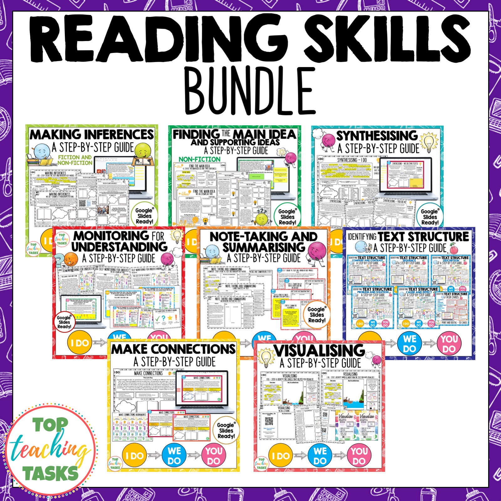 Identifying Nonfiction Text Structure Bundle - Top Teaching Tasks