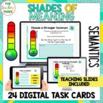 Shades of Meaning Digital Task Cards
