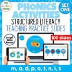 Phonics and Structured Literacy Teaching Slides Set One