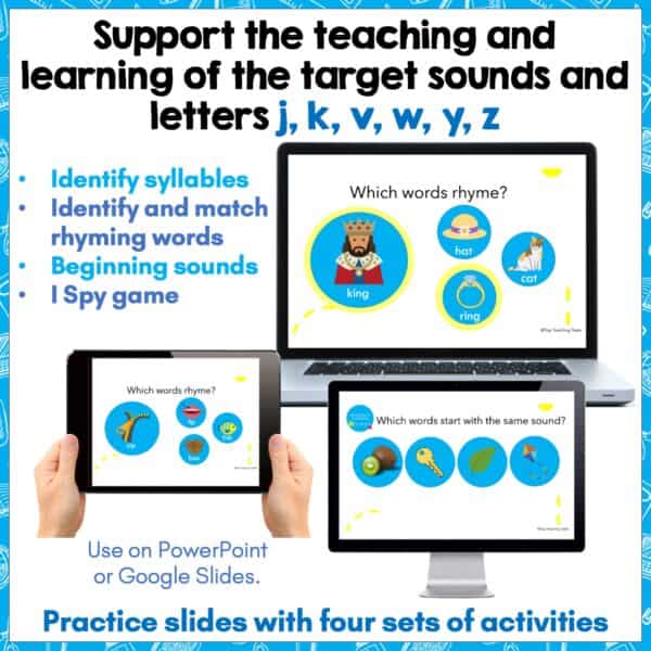 Phonological awareness activities - teacher slide set three b Phonological awareness activities - teacher slide set three b