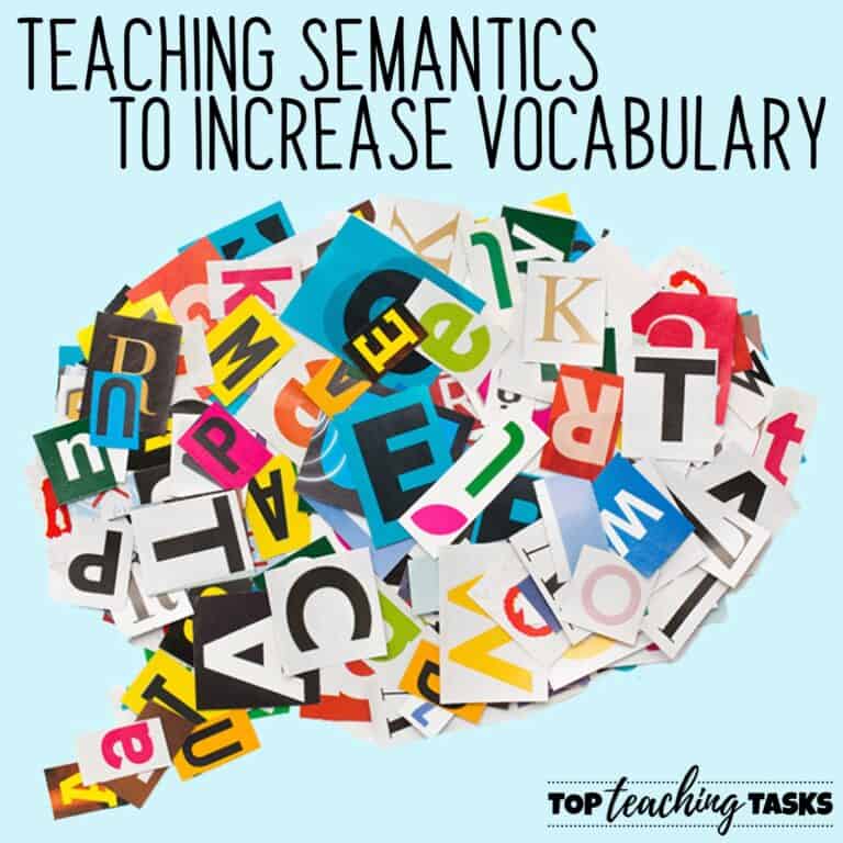 Teaching Semantics to Increase Vocabulary