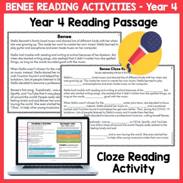 Benee Reading and Literacy Activities b Benee Reading and Literacy Activities b