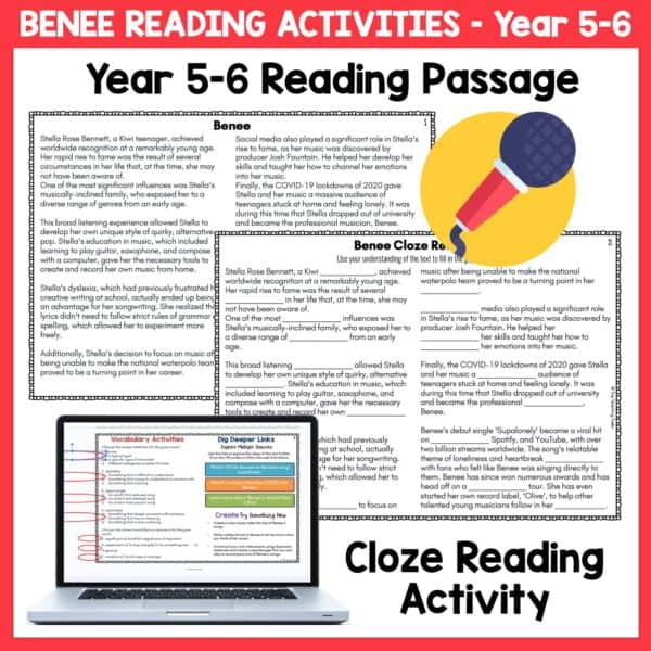 Benee Reading and Literacy Activities d Benee Reading and Literacy Activities d