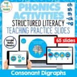 Phonological awareness activities - consonant digraphs