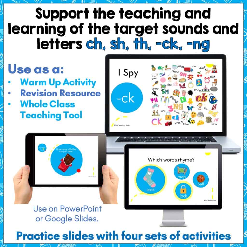 Phonics And Structured Literacy Teaching Slides: Consonant Digraphs ...