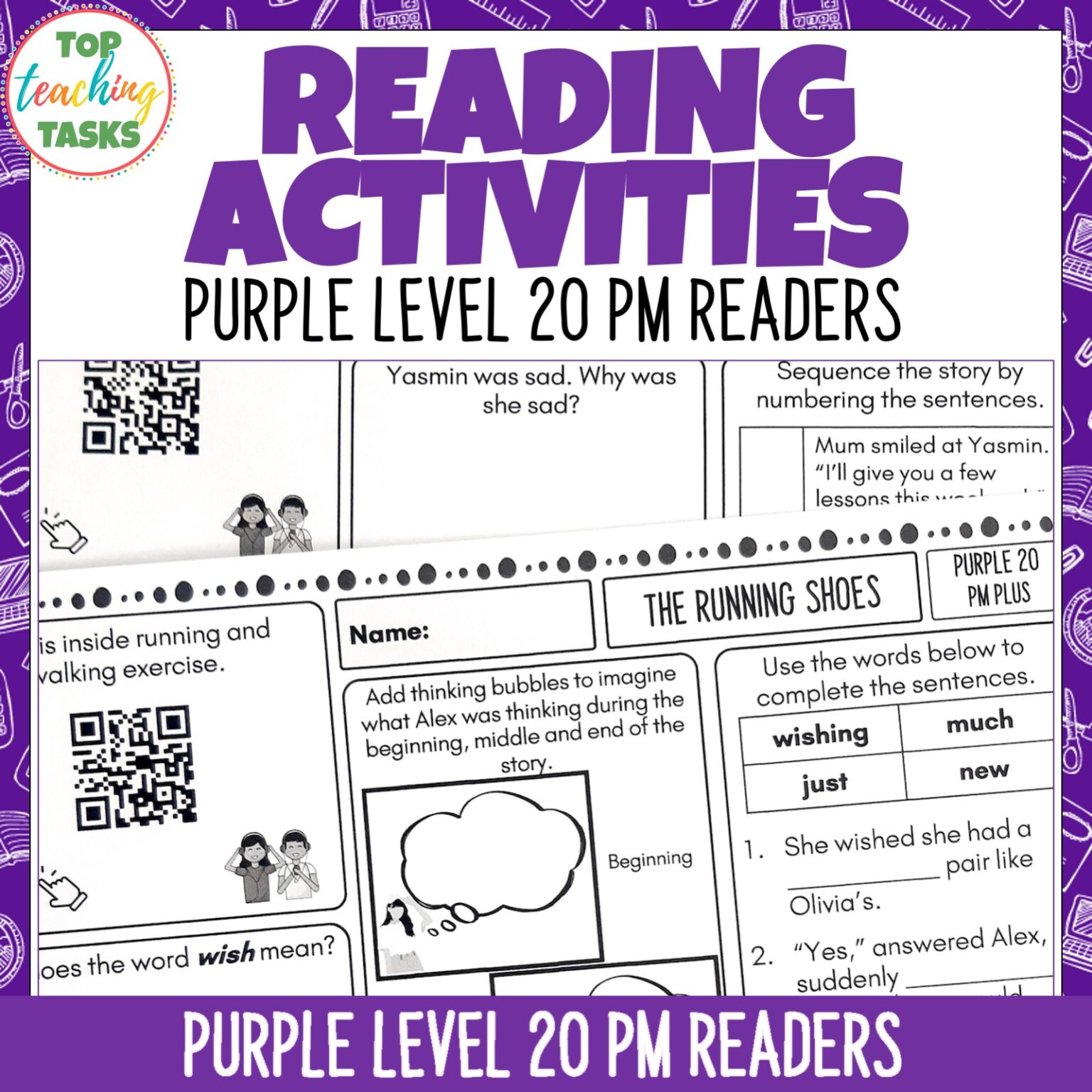 Purple Level 20 PM Readers Follow Up Activities Top Teaching Tasks