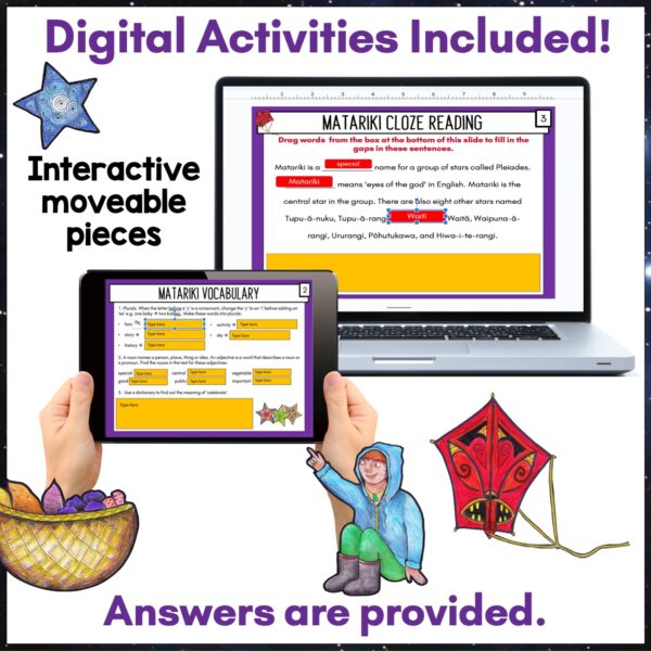 Matariki Reading Comprehension and Literacy Activities Year 3 c Matariki Reading Comprehension and Literacy Activities Year 3 c