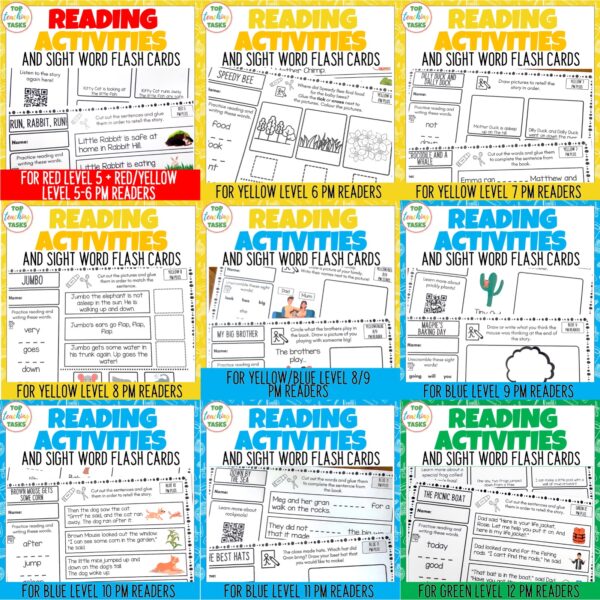 PM Readers Activities Bundle Magenta to Purple Level 1-20 b PM Readers Activities Bundle Magenta to Purple Level 1-20 b