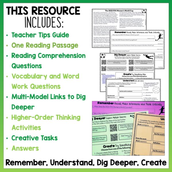 2023 FIFA World Cup Reading and Literacy Activities a 2023 FIFA World Cup Reading and Literacy Activities a