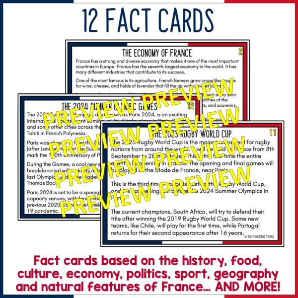 France Country Study Scavenger Puzzle a France Country Study Scavenger Puzzle a