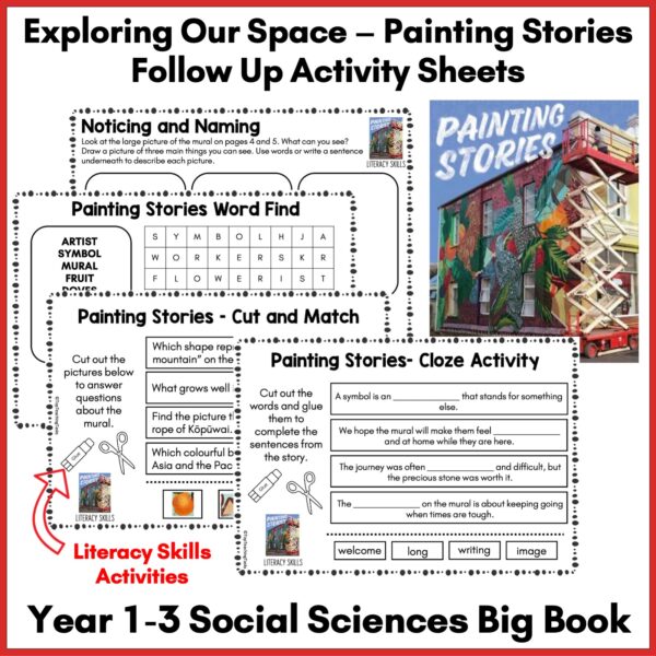 Painting Stories Year 1-3 Big Book Follow Up Activities a Painting Stories Year 1-3 Big Book Follow Up Activities a