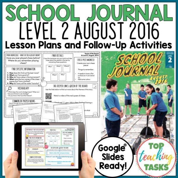 School Journal Level 2 August 2016