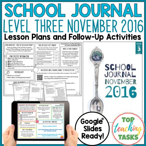 School Journal Level 3 November 2016