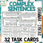 Complex Sentences Task Cards