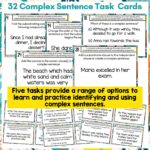 Complex Sentences Task Cards a