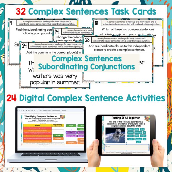 Complex Sentences Teaching Pack b Complex Sentences Teaching Pack b