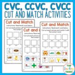 CVC CCVC CVCC Cut and Match Activities
