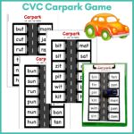 CVC CCVC CVCC carpark game a