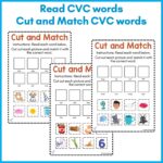 CVC CCVC and CVCC Cut and Match a
