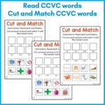 CVC CCVC and CVCC Cut and Match b