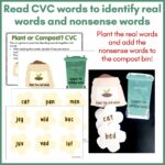 CVC CCVC and CVCC Plant or Compost a