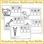Colour, Build, Write - CVC c