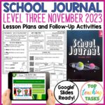 School Journal Level 3 November 2023