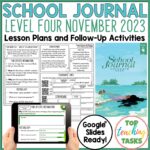 School Journal Level 4 November 2023