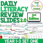 Daily Literacy Reviews 2.0 Year 1-3 Set One
