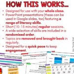 Daily Literacy Reviews 2.0 Year 4-6 Set One d