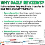 Daily Literacy review year 1-3a