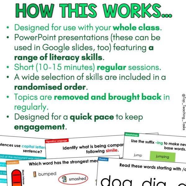 Daily Literacy review year 1-3b Daily Literacy review year 1-3b