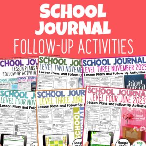 School Journal Activities